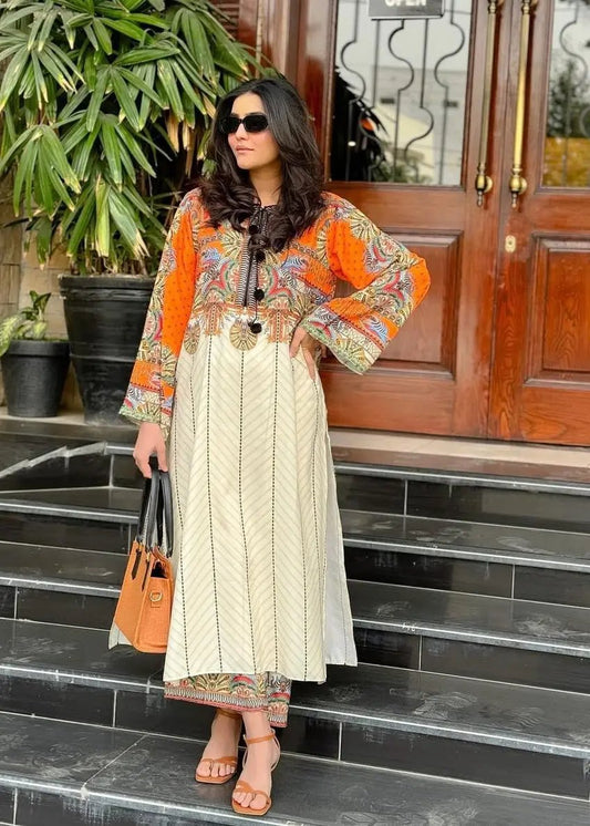Embroidered Winter 2Pc MWF COLLECTION