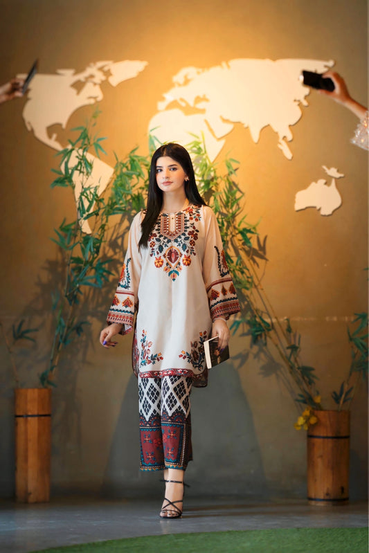 Premium Printed Polye Lawn 2-Piece – Summer Collection