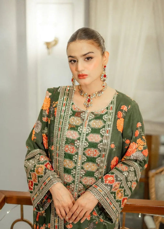 Aneela's Olive Green 3PC mWF